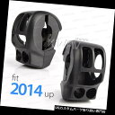 トライク カバー Harley 2015 Freewheeler FLRT用ブラックアルミスイッチハウジングカバーキット black aluminum switch housing cover kit for Harley 2015 Freewheeler FLRT