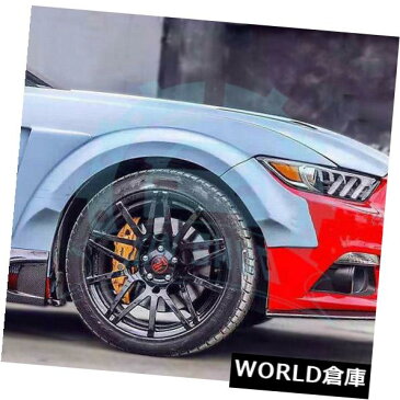 フェンダー フォードマスタング2015 FRP車のフロント＆アンプ用8本 リアフェンダーサイドガードボードプロテクト 8Pcs For Ford Mustang 2015 FRP Car Front & Rear Fender Side Guard Board Protect