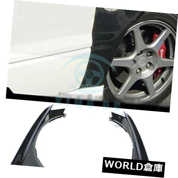 フェンダー 三菱ランサーエボリューション7-9 EVO 2001-07用カーボンカーサイドフロントフェンダーフィット Carbon Car Side Front Fender Fit For Mitsubishi Lancer Evolution 7-9 EVO 2001-07