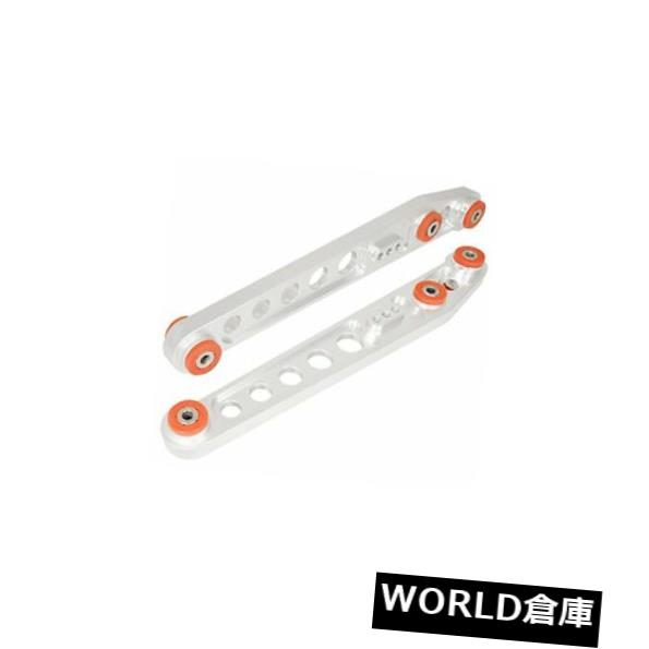 ロワアームバー 1996-2000シビックJDM VIPビレットLCAリアロアコントロールアームバーシルバーレッド 1..