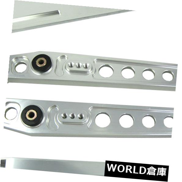 ロワアームバー ホンダ96-00シビックEK用コントロールアームサブフレームブレースタイバーリアロアシルバー Control Arm Subframe Brace Tie Bar Rear Lower Silver For Honda 96-00 Civic EK