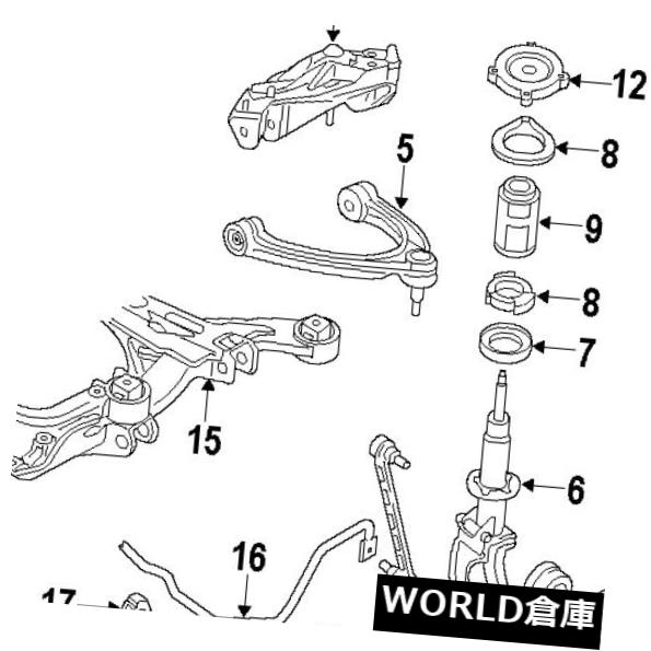 ロワアームバー アウディOEM 07-09 Q7ロアコントロールアームフロントトラック kバー7L0407021B AUDI OEM 07-09 Q7 Lower Control Arm-Front-Track Bar 7L0407021B