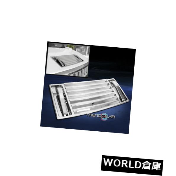 USフードベントトリム 2003-2009ハマーH2フードデッキベンチパネルハンドルカバートリムモールディングクローム5PCS 2003-2009 HUMMER H2 HOOD DECK VENT PANEL HANDLE COVERS TRIM MOULDING CHROME 5PCS