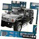USフードベントトリム 03-05ハマーH2クロームカバートリム36PCSコンボドアハンドルミラーフードデッキベント 03-05 HUMMER H2 CHROME COVER TRIM 36PCS COMBO DOOR HANDLE MIRROR HOOD DECK VENT(2)