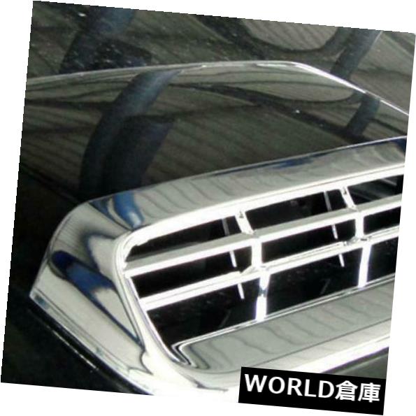USフードベントトリム 2011-15トヨタハイラックスビーゴSR5 MK 1 PCクロームフードスクープカバートリム 2011-15 Toyota Hilux Vigo SR5 MK 1 PC Chrome Hood Scoop Cover Trim
