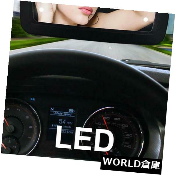 USサンバイザー 車LEDの構造内部の高く明確なミラーの自動日曜日のバイザーの構造ミラー Car LED Makeup Interior High Clear Mirror Auto Sun visor make-up mirror