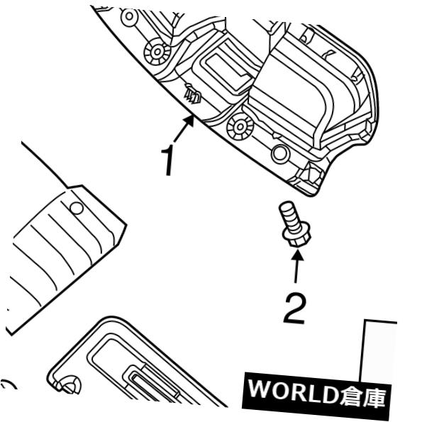 USサンバイザー 本物の日産サンバイザー96401-1PA0A Genuine Nissan Sun-Visor 96401-1PA0A