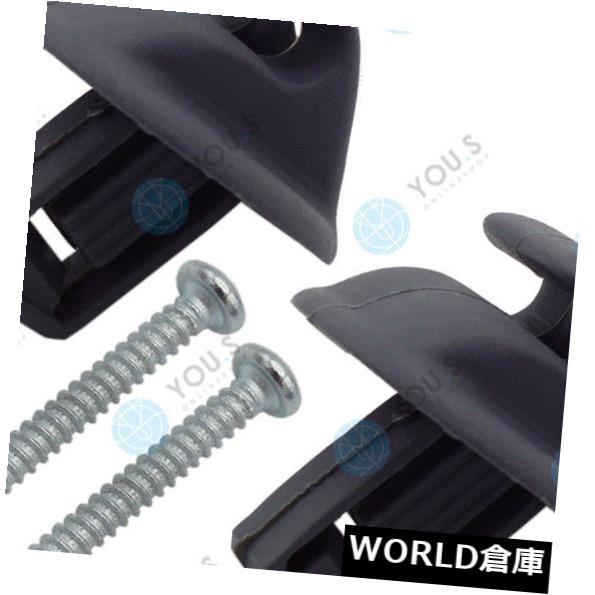 USサンバイザー ルノーKangoo用2本YO.S.Sサンバイザーブラケット+ダークグレー - 新品 2 Pcs YOU.S Sun Visor Bracket + Screws Dark Gray for Renault Kangoo - New