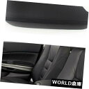 コンソールボックス Honda Accord 2008-2012のための黒い人工皮革センターコンソールアームレストカバー Black Artificial Le...