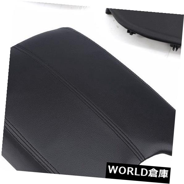 コンソールボックス Accord 2008-2012 09 10用レザーブラックコンソールアームレストカバー+ドアアーム..