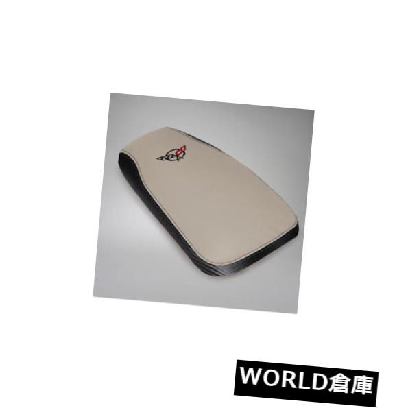 コンソールボックス コルベット2トーンコンソールクッション1997-2004 w /ロゴ - ブラック/頁岩 Corvet..