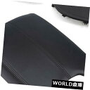 コンソールボックス Accord 2008-2012 09 10用レザーブラックコンソールアームレストカバー+ドアアームレストリッド Leather Black...