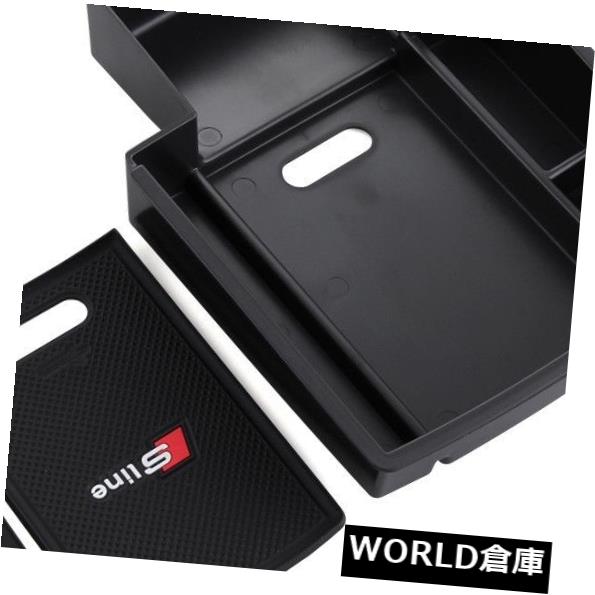 コンソールボックスAudiA4/S42011-2015/A52008+用カーセンターコンソールアームレスト収納ボックストレイCarCenterConsoleArmrestStorageBoxTrayForAudiA4/S42011-2015/A52008+