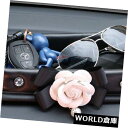 コンソールボックス 女の子のための革車のダッシュボードコンソールオーガナイザー収納ボックスw椿ホルダー Leather Car Dashboard Consol...
