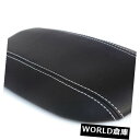 コンソールボックス フォードマスタング94-98ホワイトステッチ用コンソールアームレストリアルレザーカバー Console Armrest Real Leath...