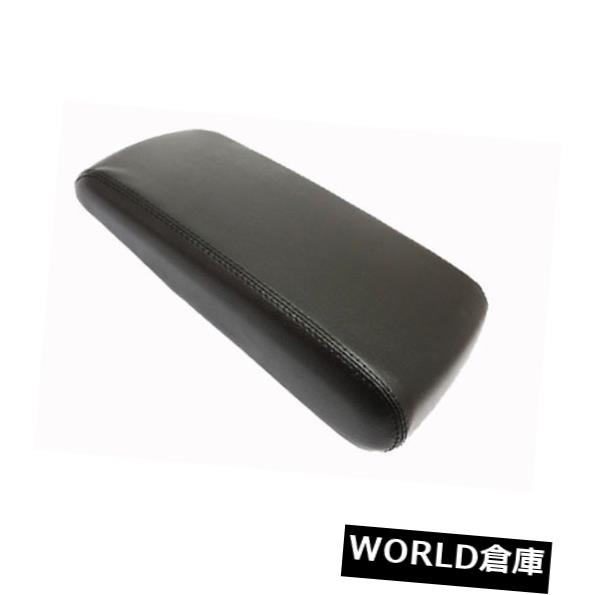 コンソールボックス 08-10ダッジチャージャー用ブラックセンターコンソールリッドアームレストカバー合成皮革 Black Center Console Lid Armrest Cover Synthetic Leather For 08-10 Dodge Charger