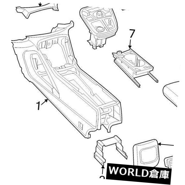 コンソールボックス ブランドの新しい本格的なモパーOEMコンソールカップホルダー＃5KV921BBAB BRAND NEW GENUINE MOPAR OEM CONSOLE CUP HOLDER #5KV921BBAB