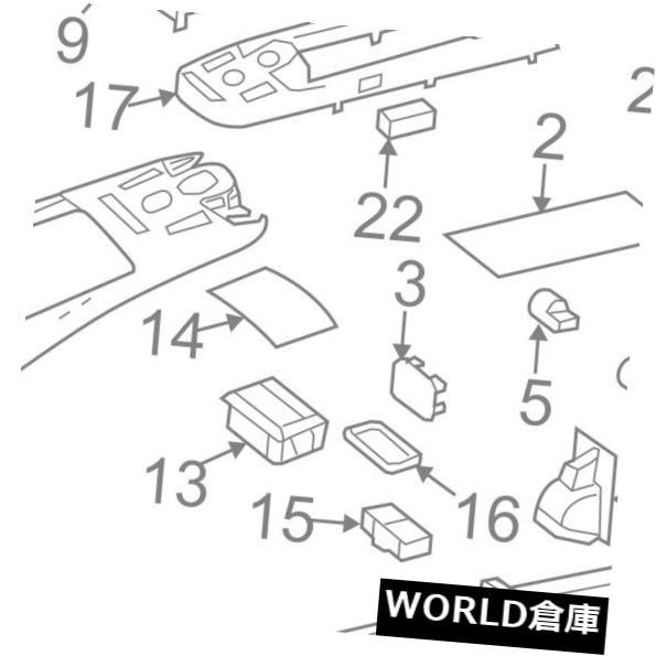 コンソールボックス メルセデスメルセデス・ベンツOEMセンターコンソールアームレス tふたカバートップ Mercedes MERCEDES-BENZ OEM Center Console-Armrest Lid Cover Top 22168009399E24