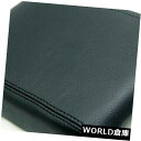 コンソールボックス Dodge Challenger 08-14ブラック用センターコンソールアームレストリアルレザーカバー Center Console Arm...