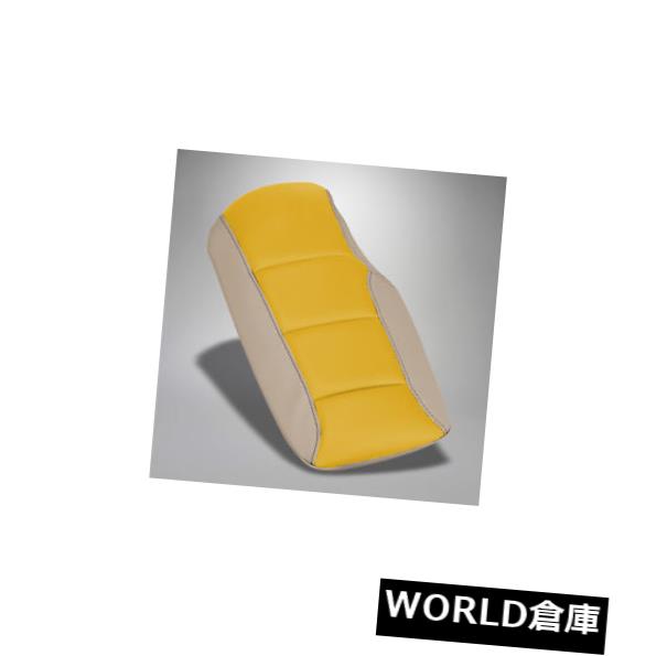 楽天カスタムパーツ WORLD倉庫コンソールボックス 2005-2013コルベットC6キャシュメア＆アンプ VELOCITY YELLOWレザーコンソールクッションカバー 2005-2013 Corvette C6 CASHMERE & VELOCITY YELLOW Leather Console Cushion Cover