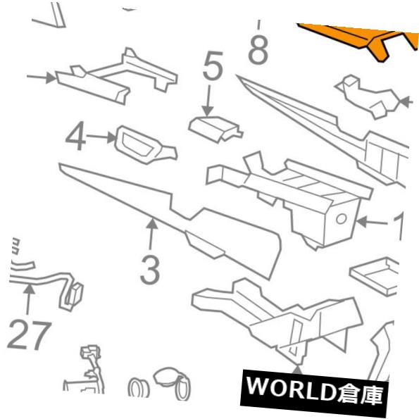 コンソールボックス シボレーGM OEMカプリスセンターコンソール - アームレスト tドアふたカバートップ..