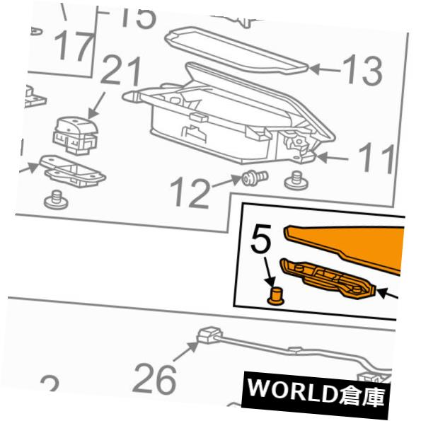 コンソールボックス シボレーGM OEMコルベットセンターコンソール - アームレスト tドアのふたカバート..