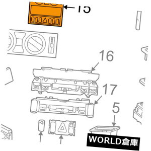 コンソールボックス メルセデスメルセデスベンツOEM SLK230フロントセンターコンソールトリムベゼル17068009367600 Mercedes MERCEDES-BENZ OEM SLK230 Front Center Console-Trim Bezel 17068009367600