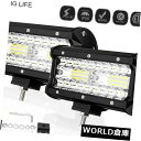 LEDライトバー 7インチ40 LED作業ライトバー洪水スポットオフロード車トラックボート運転霧 7 Inch 40 LED Work Light Bar Fl...