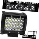 LEDライトバー 4インチ72W LEDワークライトバーフラッドスポットビームオフロード4WD車トラックドライビングランプ 4 inch 72W LED Wor...