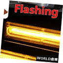 LEDライトバー 2XアンバーCOB LEDカー緊急警告点滅フラッシュストロボライトバーw / 2X Amber COB LED Car Emergency W...