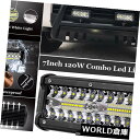 LEDライトバー 120W LEDワークライトバーフラッドスポットビームオフロード車4WD SUVドライビングフォグランプ 120W LED Work Ligh...