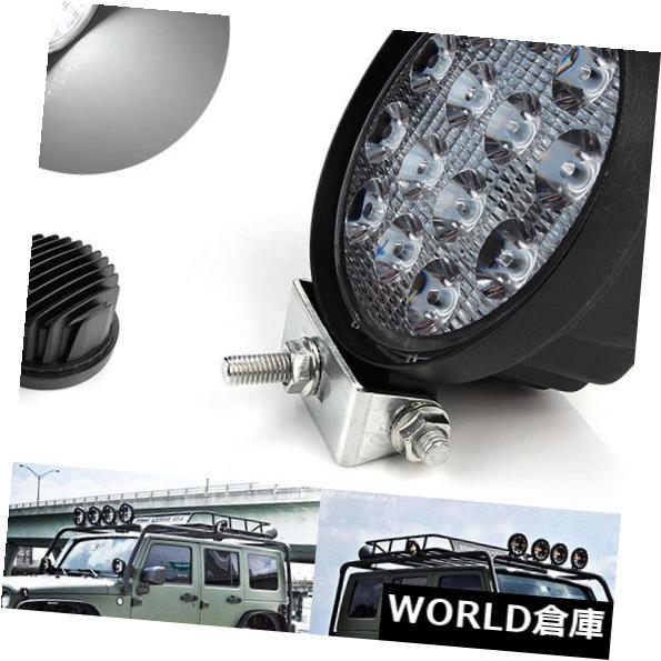 LEDライトバー 4.5インチ80Wの道SUVのジープトラックから運転している円形LEDの仕事の軽い点バックアップ 4.5 Inch 80W Round LED Work Light Spot Backup Driving Offroad SUV Jeep Truch