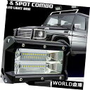 LEDライトバー 道ATV 24 LEDを離れて運転する4インチ72W LEDの車の仕事のライトバーの点ビームSUVボート 4Inch 72W LED Car ...