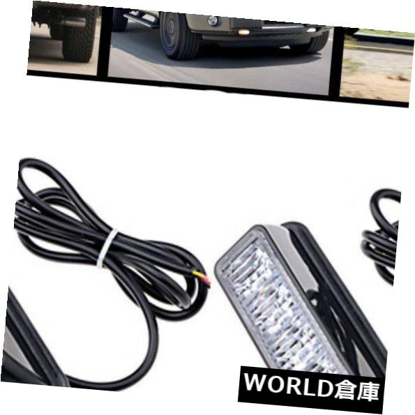 LED饤ȥС 1x 4 LED֤ζ۵޻ɸ12ǥ⡼4W 12Vϥȥܥ饤ȤƳޤ 1x 4 LED Car Emergency Beacon Light Bar 12 Flashing Mode 4W 12V led Strobe light