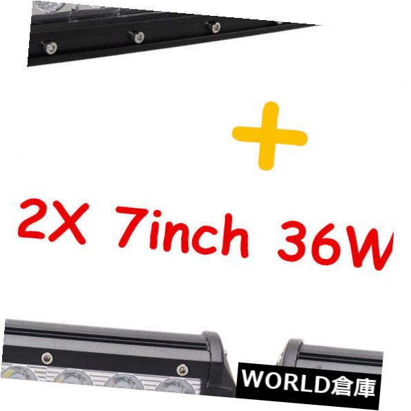 LEDライトバー 52 300WカーブLEDライトバー＆2X 7インチ36Wスポットオフロードフォードトラックランプ4WDオート 52 300W Curved LED Light Bar 2X 7inch 36W Spot Offroad Ford Truck Lamp 4WD AUto