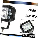 LEDライトバー 4 90W LEDワークライトバーキューブポッドランプサイドシューターオフロードトラックアンバーホワイト 4 90W LED Work Light Bar Cube Pod Lamp Side Shooter Offroad Truck Amber White