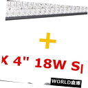 LEDライトバー 52 "300WフィリップスLEDライトバーコンボオフロードフォードジープ+ 4" 18Wスポットポッドライト 52" 300W Philips LED Light Bar Combo Off-road Ford Jeep + 4" 18W Spot Pod Lights