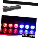 LEDライトバー 12LED車の緊急警告ダッシュバイザーフラッシュストロボライトバーランプ12Vレッドブルー 12LED Car Emergency Warni...