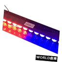 LEDライトバー 12 LEDカー緊急ストロボライトバー警告吸盤フラッシュバイザーデッキダッシュランプ 12 LED Car Emergency Strobe ...
