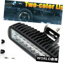 LEDライトバー 18W 18-LEDライト作業バーランプ運転霧オフロードSUV 4WD車トラックw /琥珀色ATV 18W 18-LED Light Work...