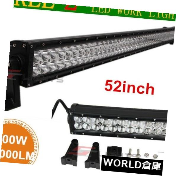 LEDライトバー 52インチ300WクリーLEDライトバーワークランプコンボオフロードジープSUVボートフォード51/53 52INCH 300W CREE LED LIGHT BAR WORK LAMP COMBO OFFROAD JEEP SUV BOAT FORD 51/53