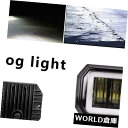 LEDライトバー 20ワットスクエアLED車オートバイスポットライトビームナイトドライビングライトワークライトバー 20W Square LED Car Mot...