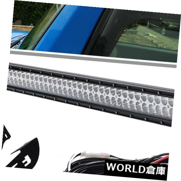 LEDライトバー 52 "トヨタの巡洋艦のために合うインチのまっすぐな導かれたライトバーの風防ガラスの台..