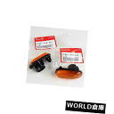 サイドマーカー ホンダ00-09 S2000 AP1 AP2純正アンバーサイドマーカーレンズライトペアF / S Honda 00-09 S2000 AP1 AP2 Genuine Amber Side Markers Lenses Lights Pair F/S