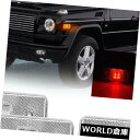 サイドマーカー レンズ前面をクリア 02-14メルセデスW463 Gクラス用リアLEDサイドマーカーライト Clear Lens Front & Rear LE...