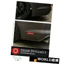 サイドマーカー 2015-2019フォードマスタングのためのペアスモークLEDリアサイドマーカーライト Pair Smoked LED Rear Side Ma...