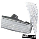 サイドマーカー MagiDeal 2パッククリアレンズフロントサイドマーカーランプ、LED付きBMW用 MagiDeal 2 Pack Clear Lens Front Side Marker Lamps with LED Lights for BMW
