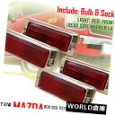 サイドマーカー MAZDA RX3 RX4 929 12Aピックアップターンシグナルサイドマーカーライトレンズレッドx 4プラスチック MAZDA RX3 RX4 929 12A PICKUP TURN SIGNAL SIDE MARKER LIGHTS LENS RED x4 PLASTIC