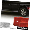 サイドマーカー メルセデスW463 Gクラス02-2014用4xフロントアンバーリアレッドLEDサイドマーカーライト 4x Front Amber Rear R...