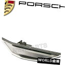 サイドマーカー 本物のポルシェ911 12-15フロント助手席右側マーカーライトクリアLED用 For Porsche 911 12-15 Front Pass...